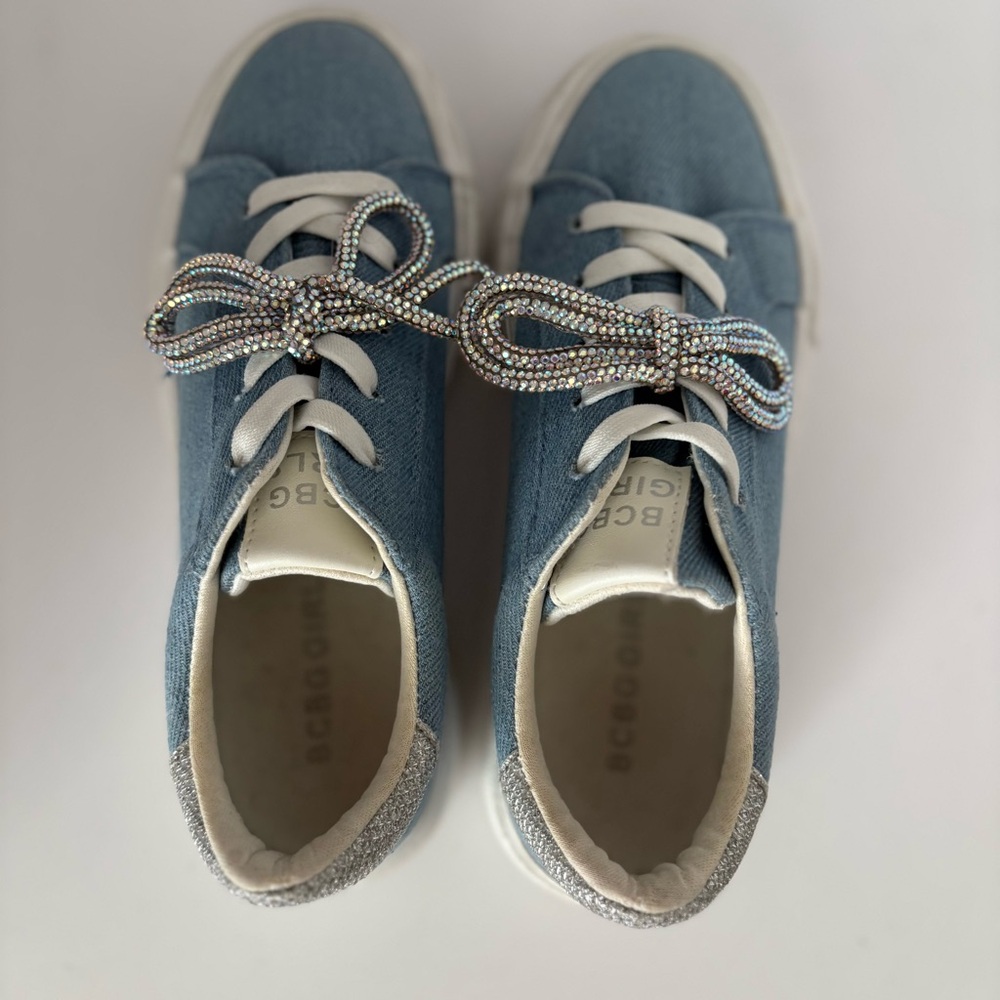 BCBG Girls Precious Platform Sneaker Size 1